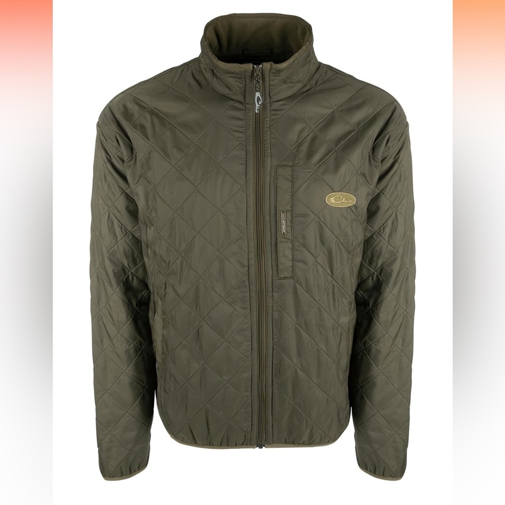 DRAKE Men's Delta Quilted Fleece-Lined Jacket